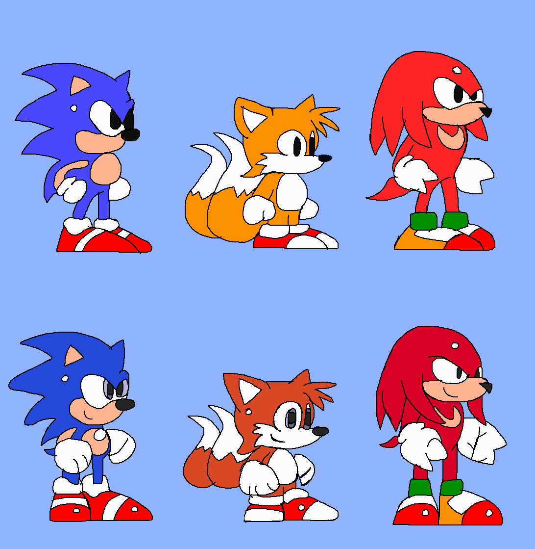 S2 Sonic Sprite is traced over Majin Sonic Shape - by Abbysek on DeviantArt