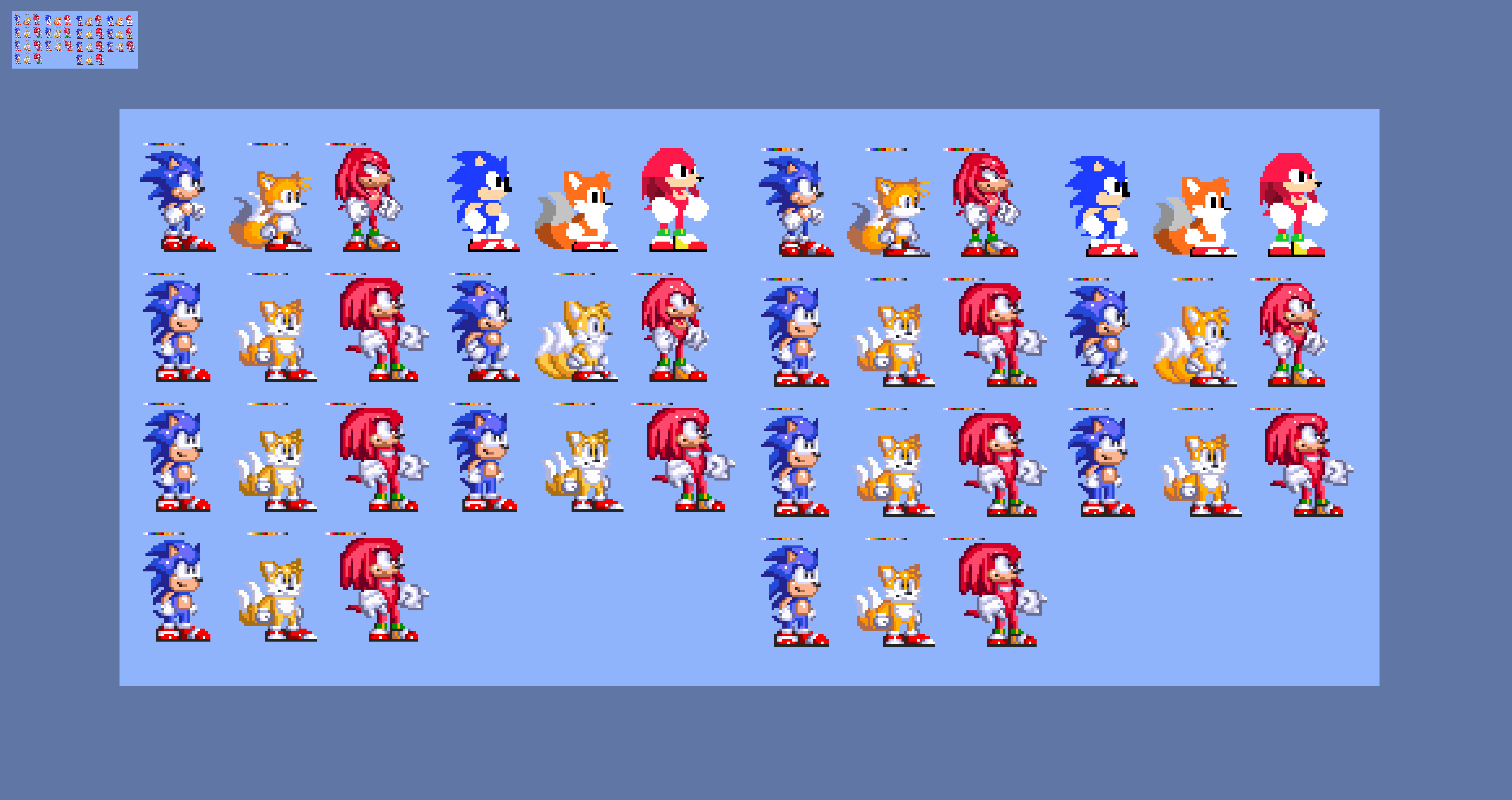 Sonic 3 Rig Sprites 10x I made simple Sonic 3 Knuckles Sprites by Abbysek on DeviantArt