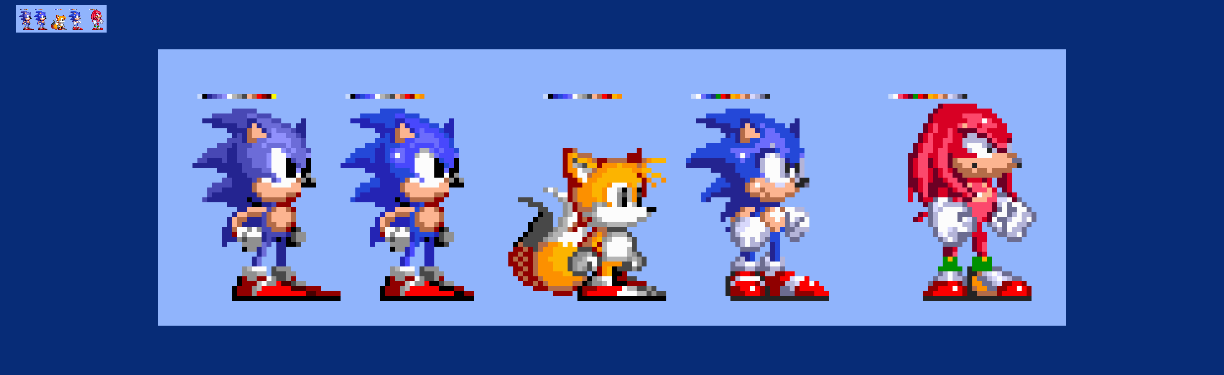 Sonic 3 R3imagined Test Sonic Push Sprites by LukeAural2 on DeviantArt