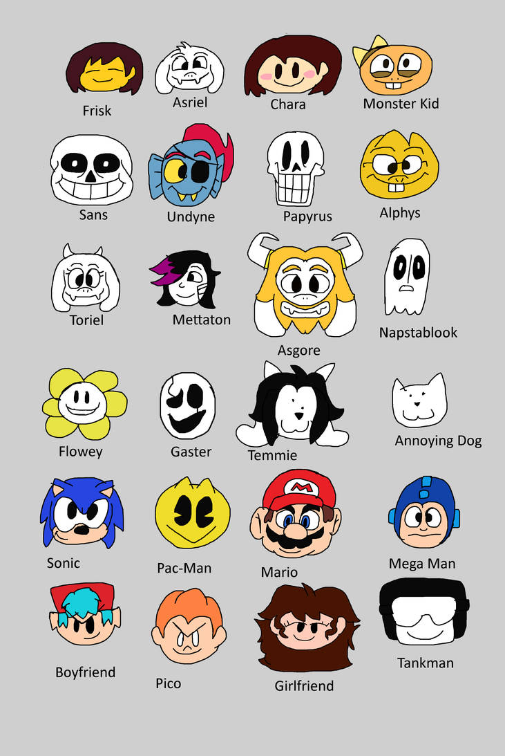 Quarter Sections but its only Original Role Charac by Abbysek on DeviantArt
