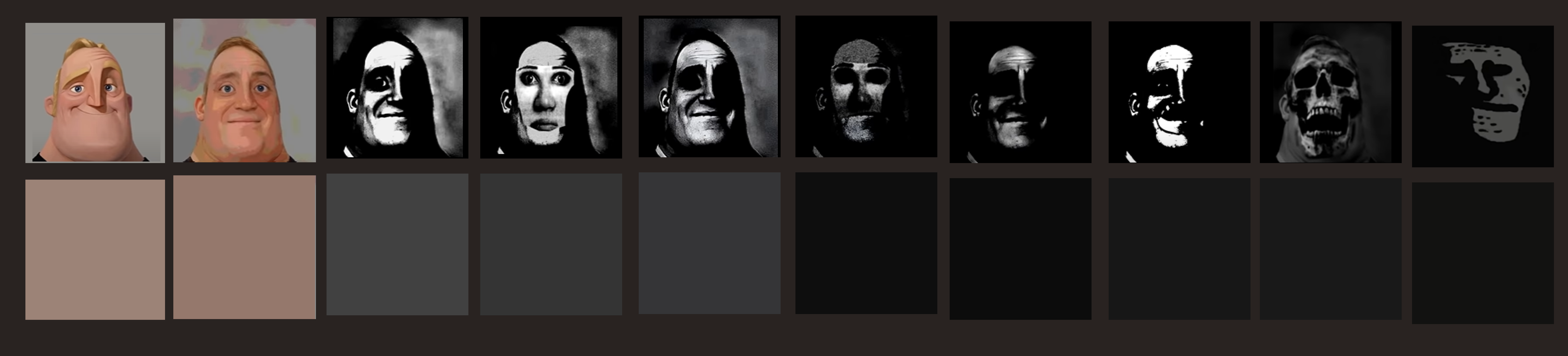 Mr Incredible becoming Uncanny Phases by Abbysek on DeviantArt