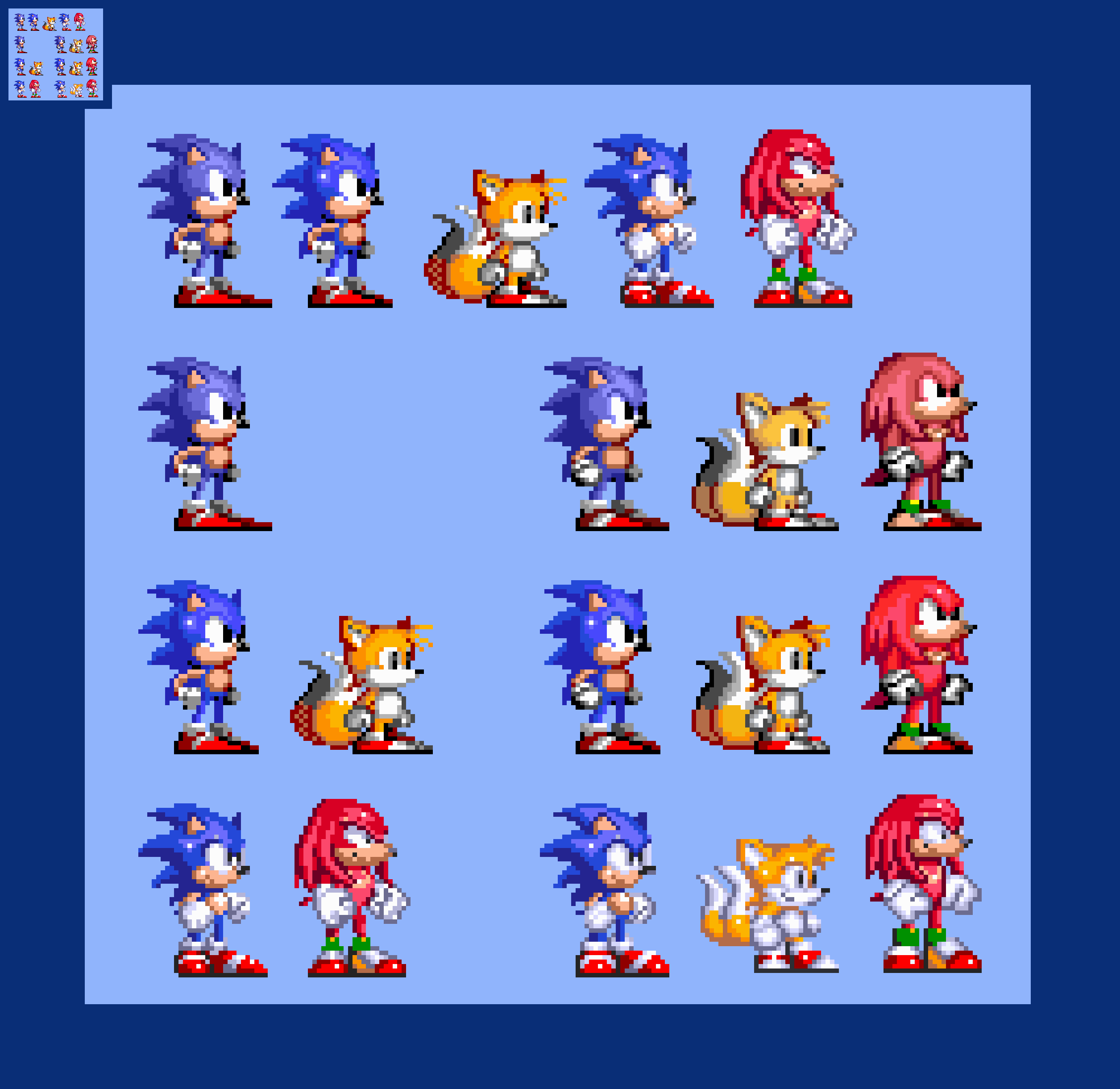 RatherNoiceSprites's Classic Sonic Sprites [Sonic the Hedgehog Forever]  [Mods]