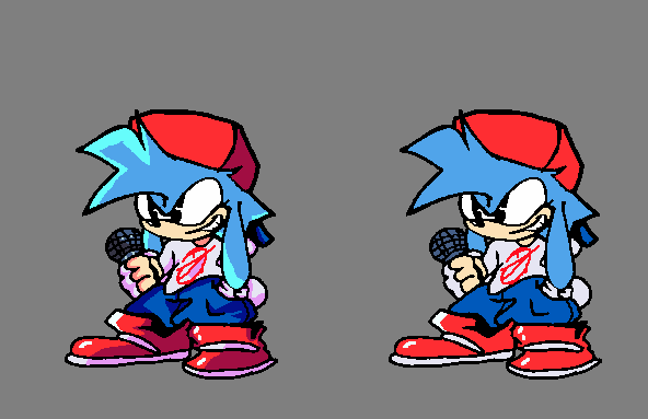 I finished sprites of FNF Mods Sonic.exe but No Ef by Abbysek on DeviantArt