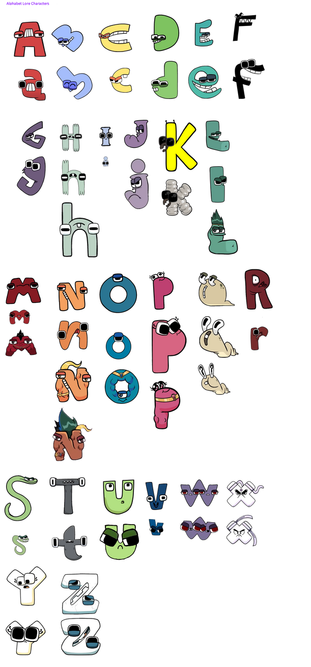 Alphabet Lore Custom Name PNG Roblox  Characters 