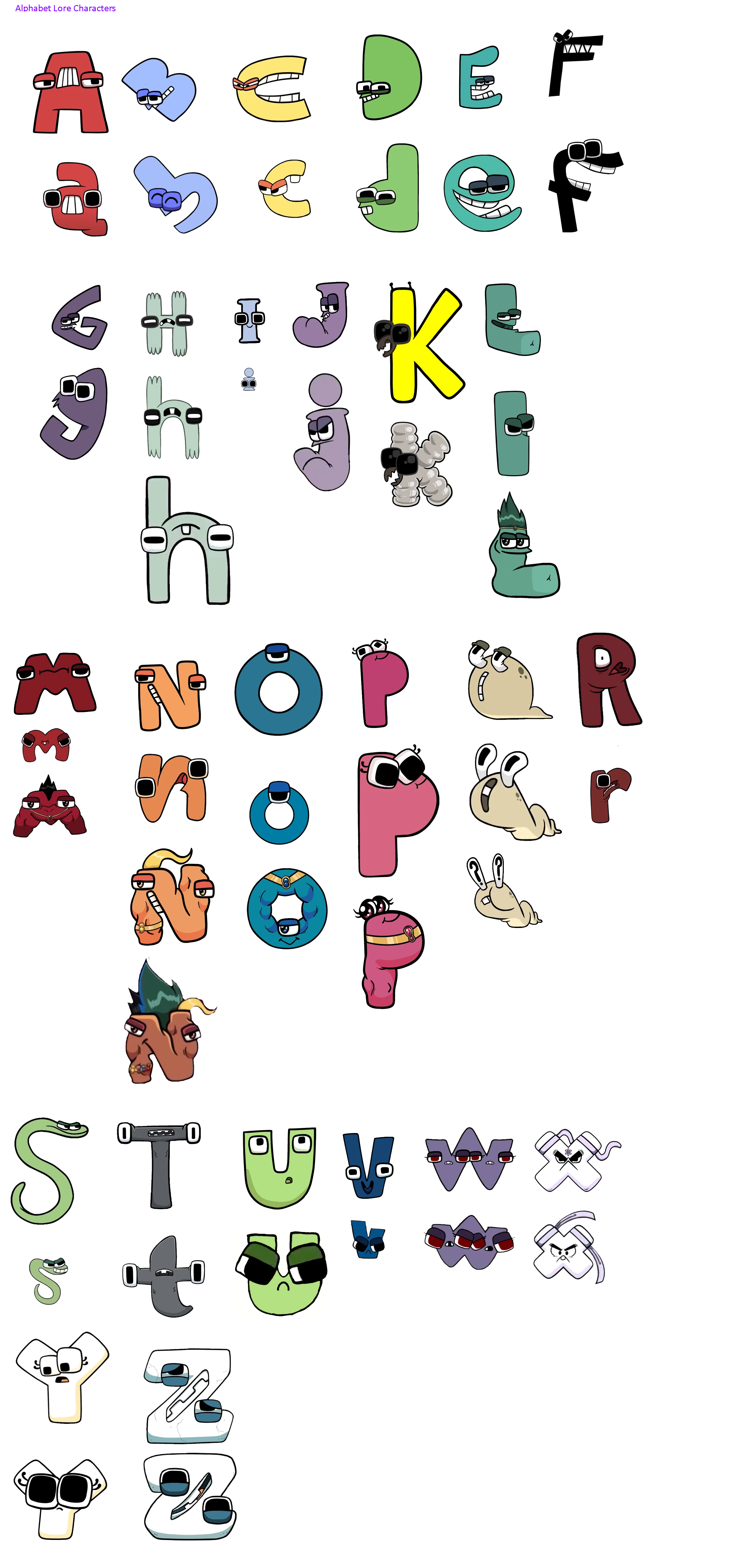 Alphabet Lore - Alphabet Lore Logo by Abbysek on DeviantArt