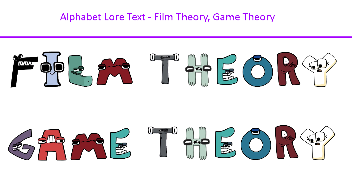 Alphabet Lore Text - Film Theory, Game Theory by Abbysek on DeviantArt