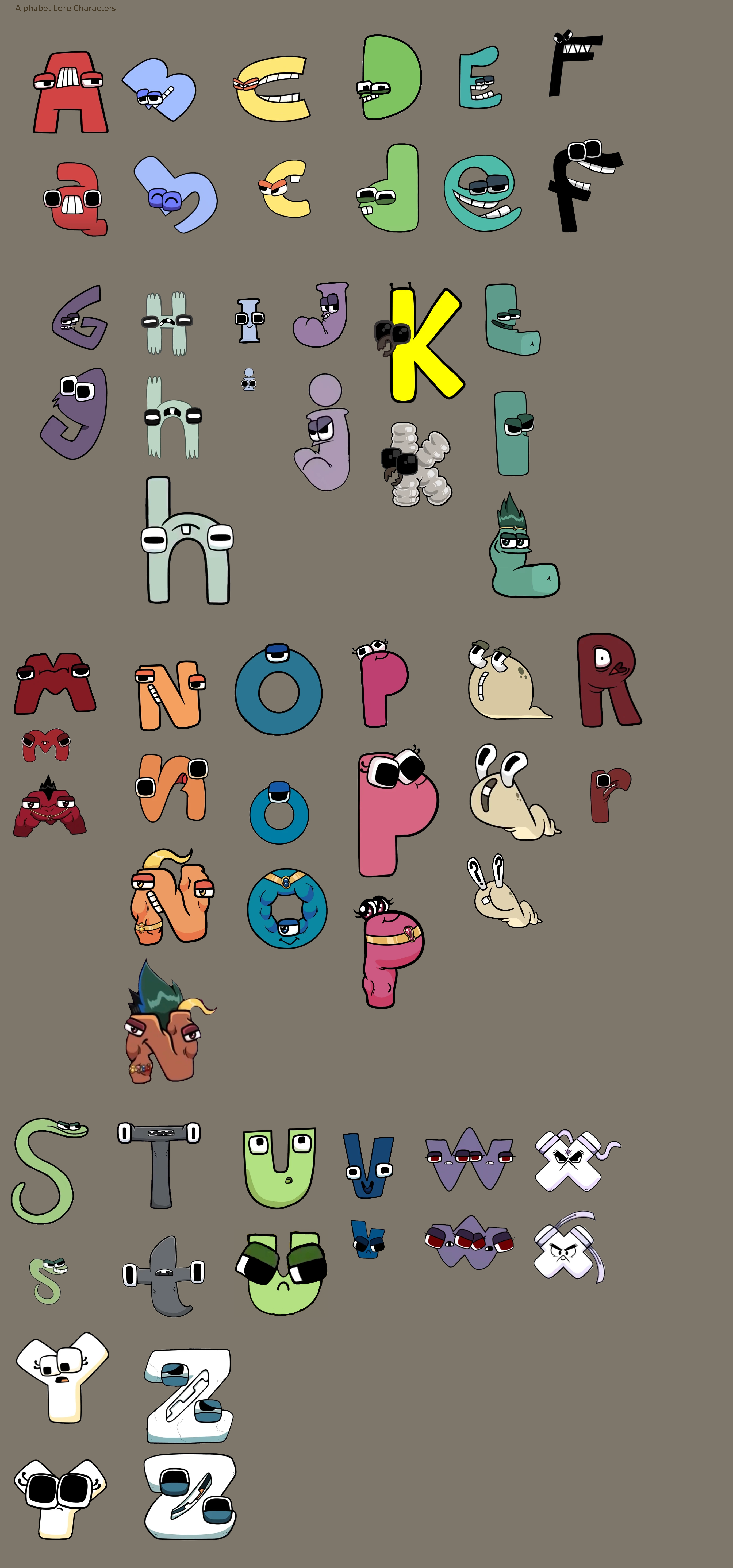 Fusion of LO Alphabet Lore by Abbysek on DeviantArt