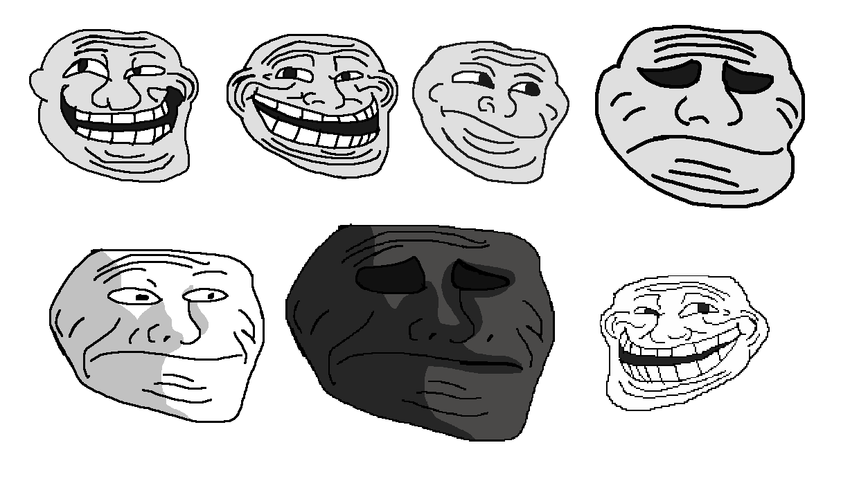 Bored TrollFace by TheKeeperOfPeace on DeviantArt