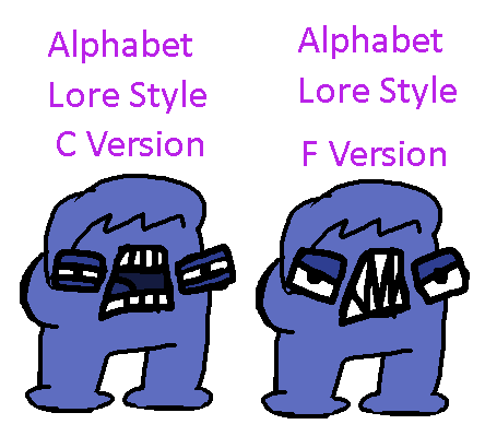 Alphabet Lore F.I.K In WB Style by convbobcat on DeviantArt