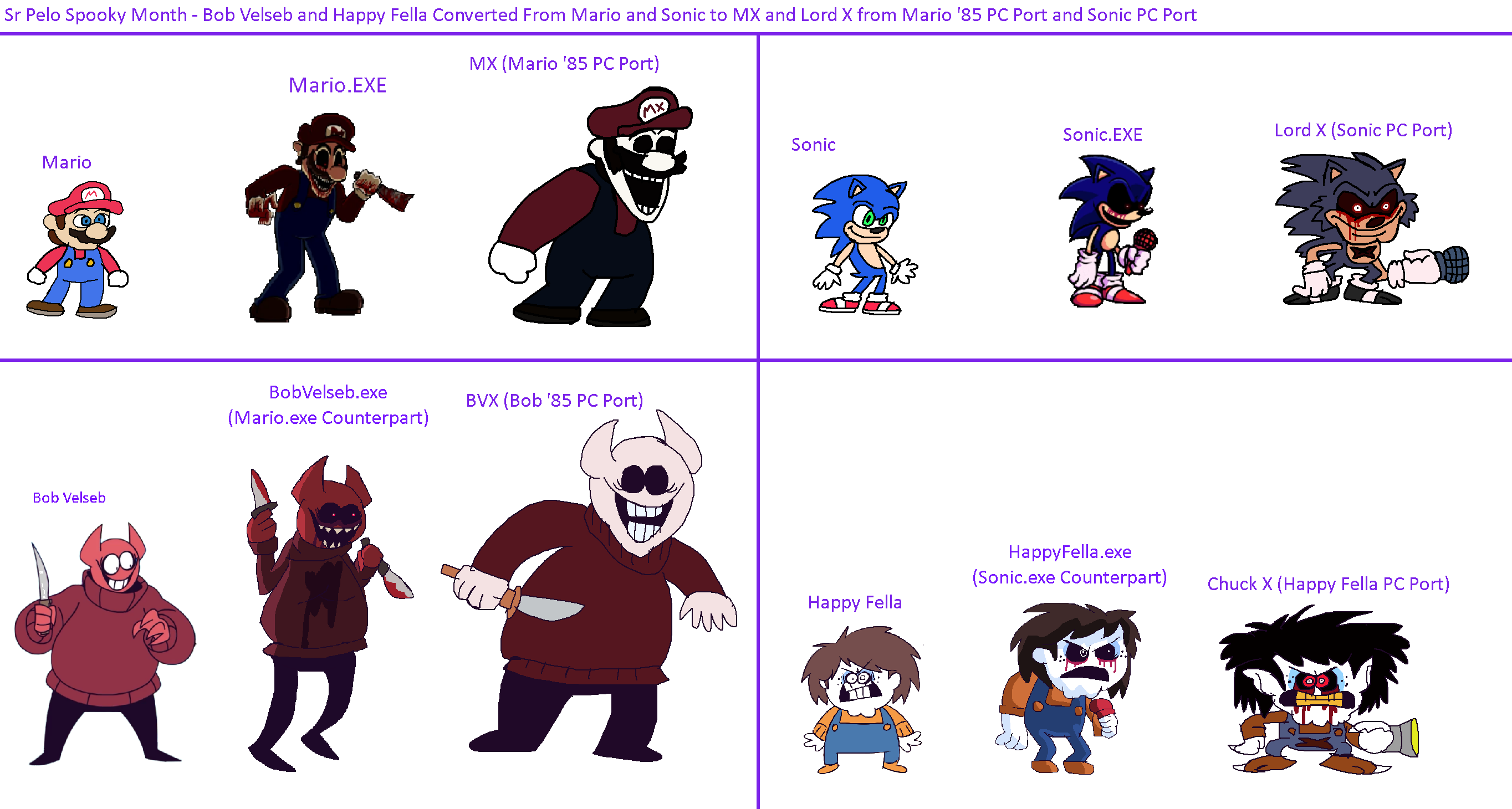 The New Spooky Month 2022 Cast by Abbysek on DeviantArt