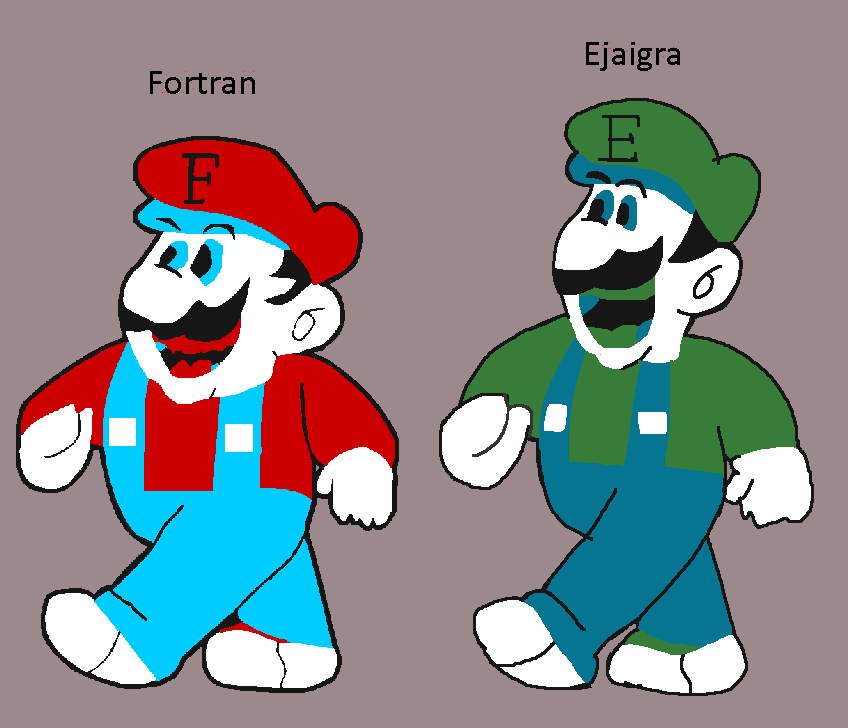 Fortran in Mario to Luigi Conversion as Ejaigra by Abbysek on DeviantArt