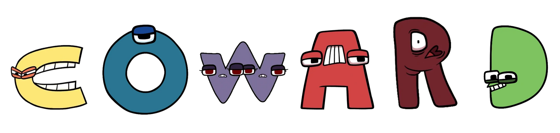 Alphabet Lore - The 'COWARD' but Letter Spelling by Abbysek on DeviantArt