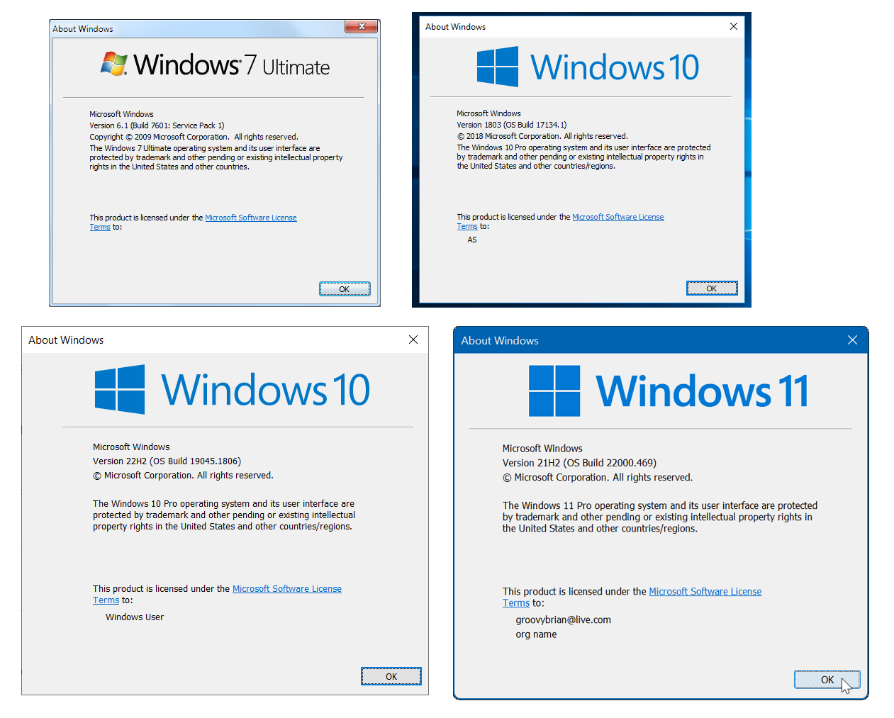 Windows Winver Quadruples by Abbysek on DeviantArt
