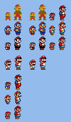 Super Mario Series Mario Idle Sprites by Abbysek on DeviantArt