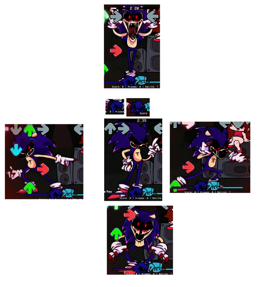 Fnf Direction Panel YCR Sonic.exe FNF Directions by Abbysek on DeviantArt