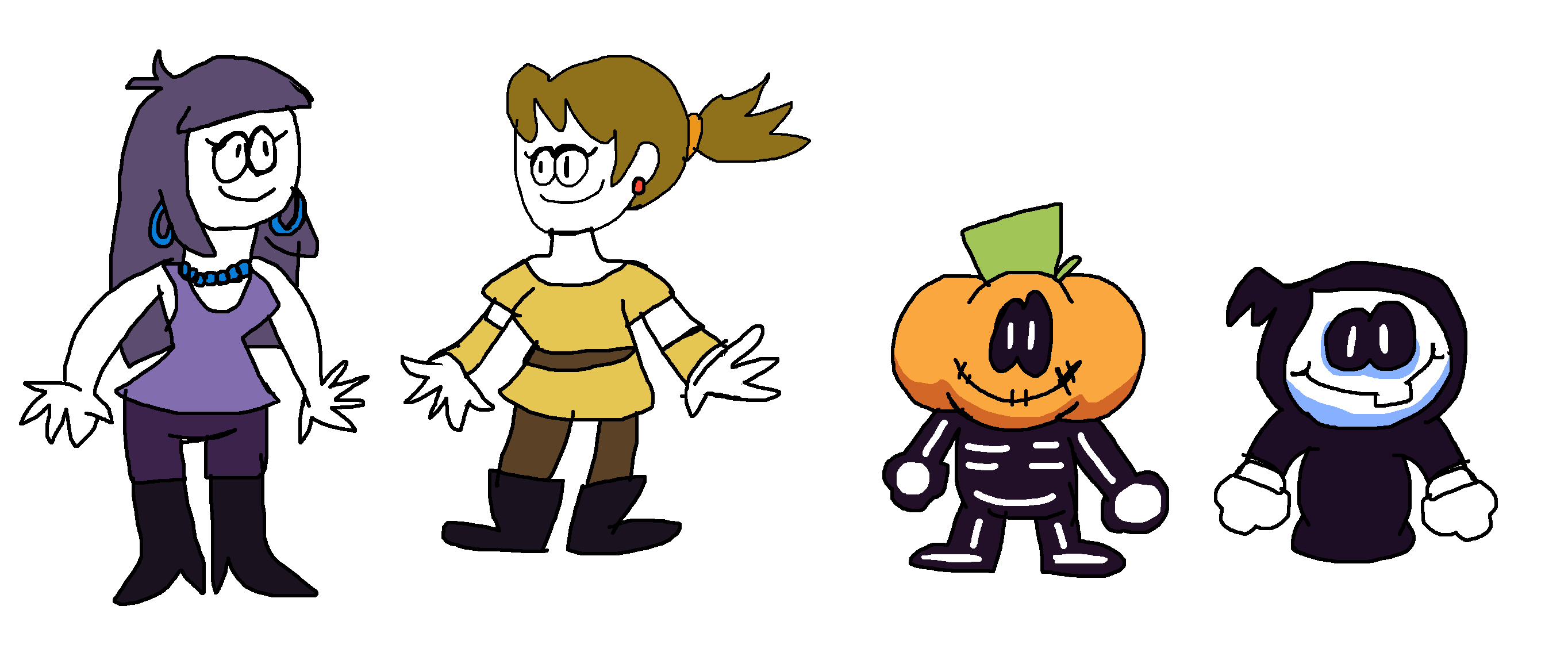 The Sr Pelo's Spooky Month Cast by Abbysek on DeviantArt