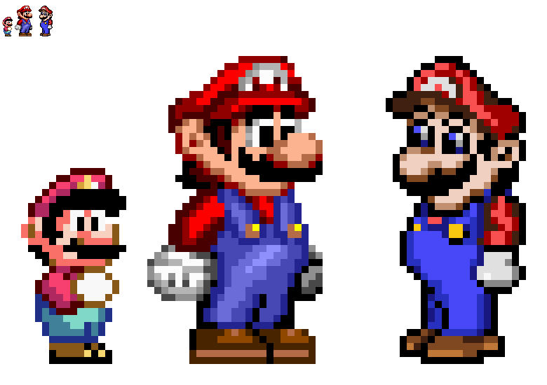 36 Bit Mario 10x 16-bit Meeting - SMW Mario and JonGandee Sonic by Abbysek on DeviantArt