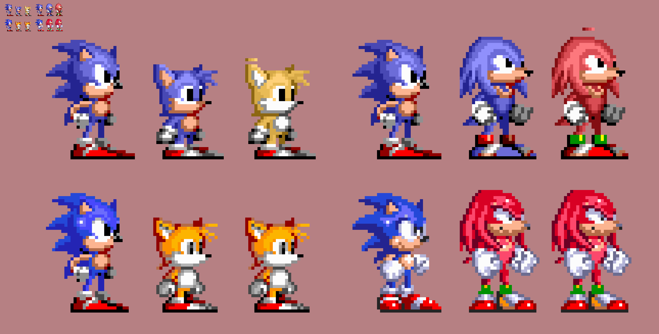 Custom Classic Sonic Sprite Sheet by Adanishedgehog2011 on DeviantArt