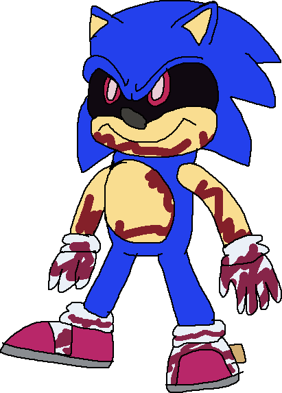 MY Scary SONIC.EXE DRAWING -Sonic.EXE C by Abbysek on DeviantArt