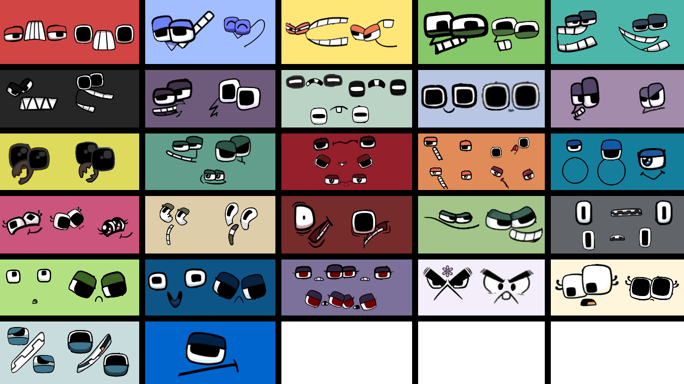Alphabet Lore in BFB Teams by TheSuperherowhois15 on DeviantArt
