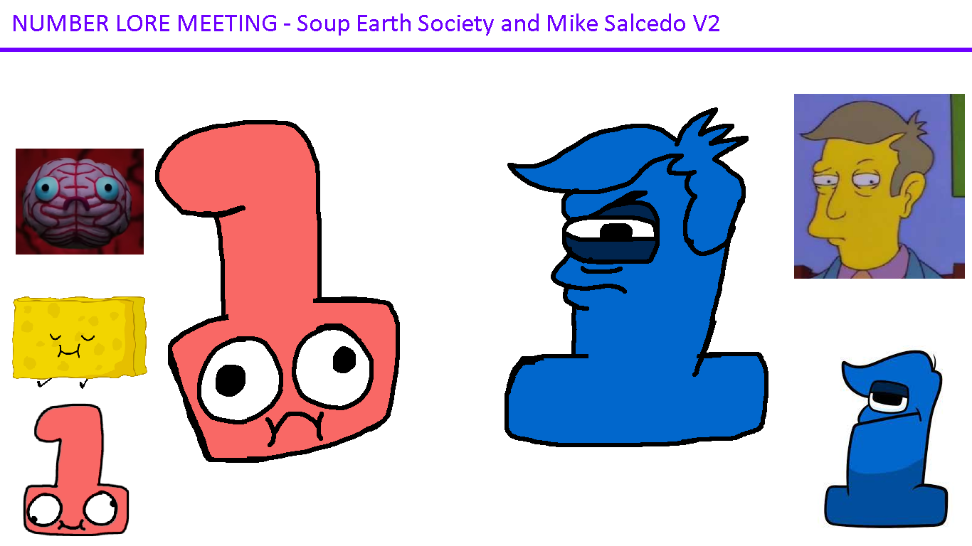 Soup Earth Society on X: @MikeSalcedo_ My predictions for Number Lore!   / X