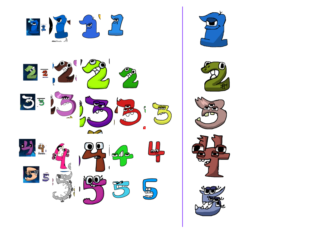 Mike Salcedo's Number Lore GameToons Style : r/alphabetfriends