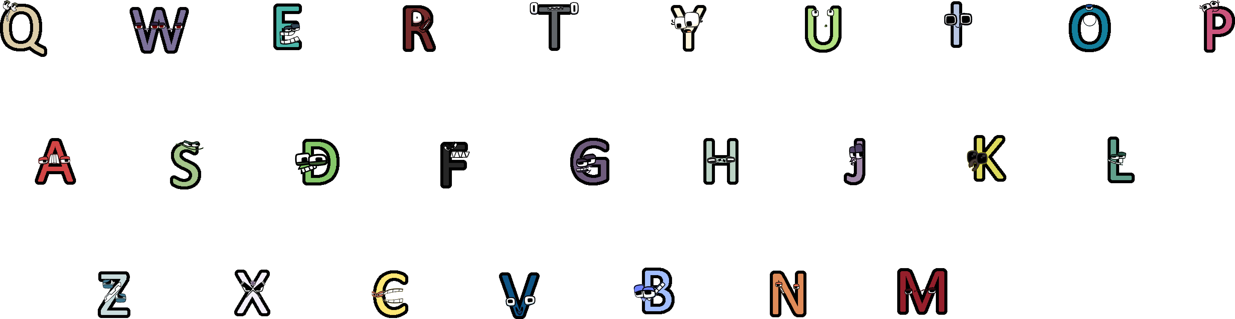 Alphabet Lore Keyboard - E