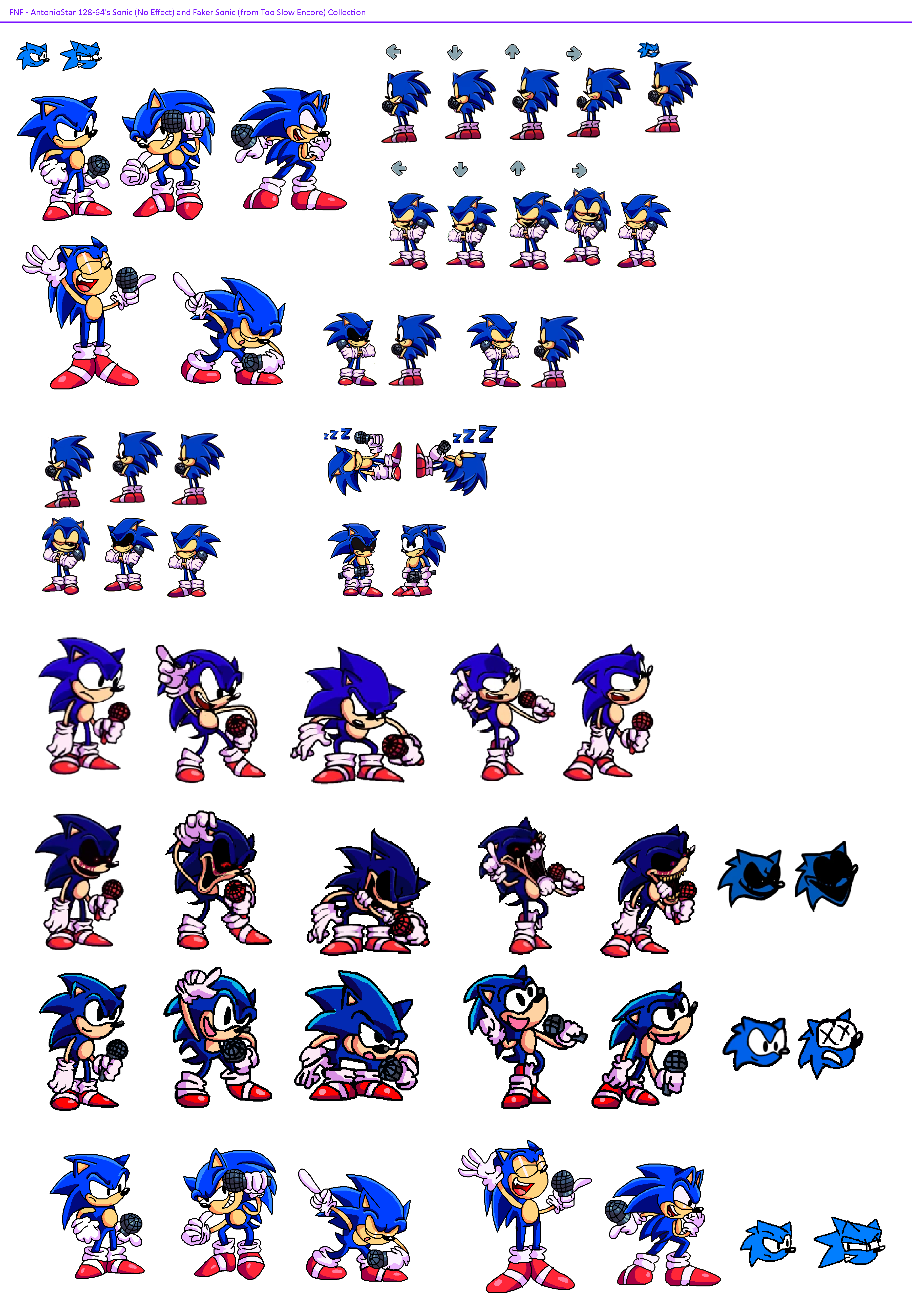 Upscaled Sonic Sprites by sonc52 on Newgrounds