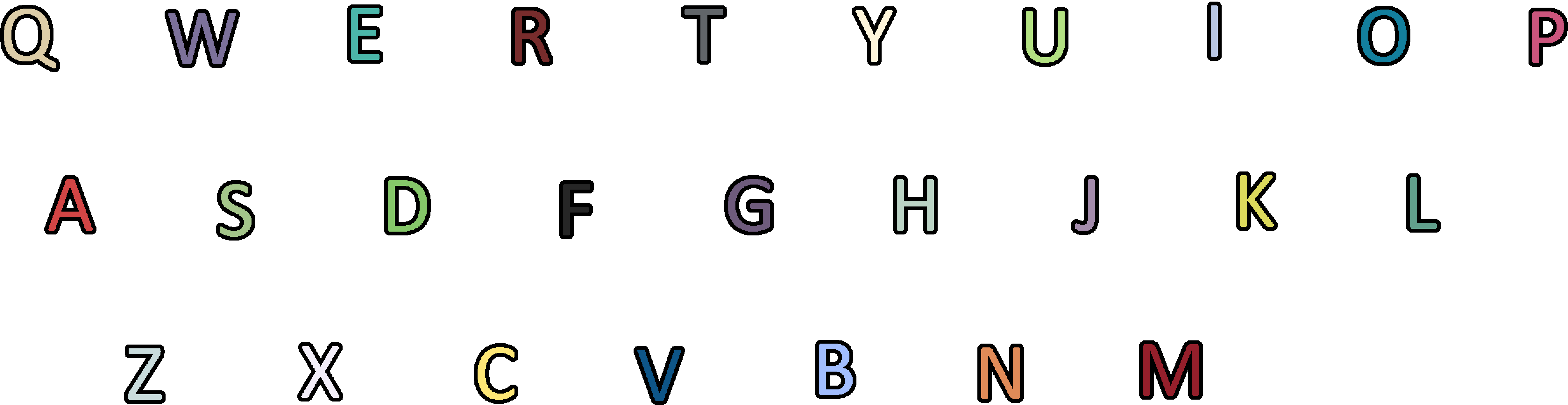 Calibri Alphabet Lore Keyboard Letters 2 by Abbysek on DeviantArt