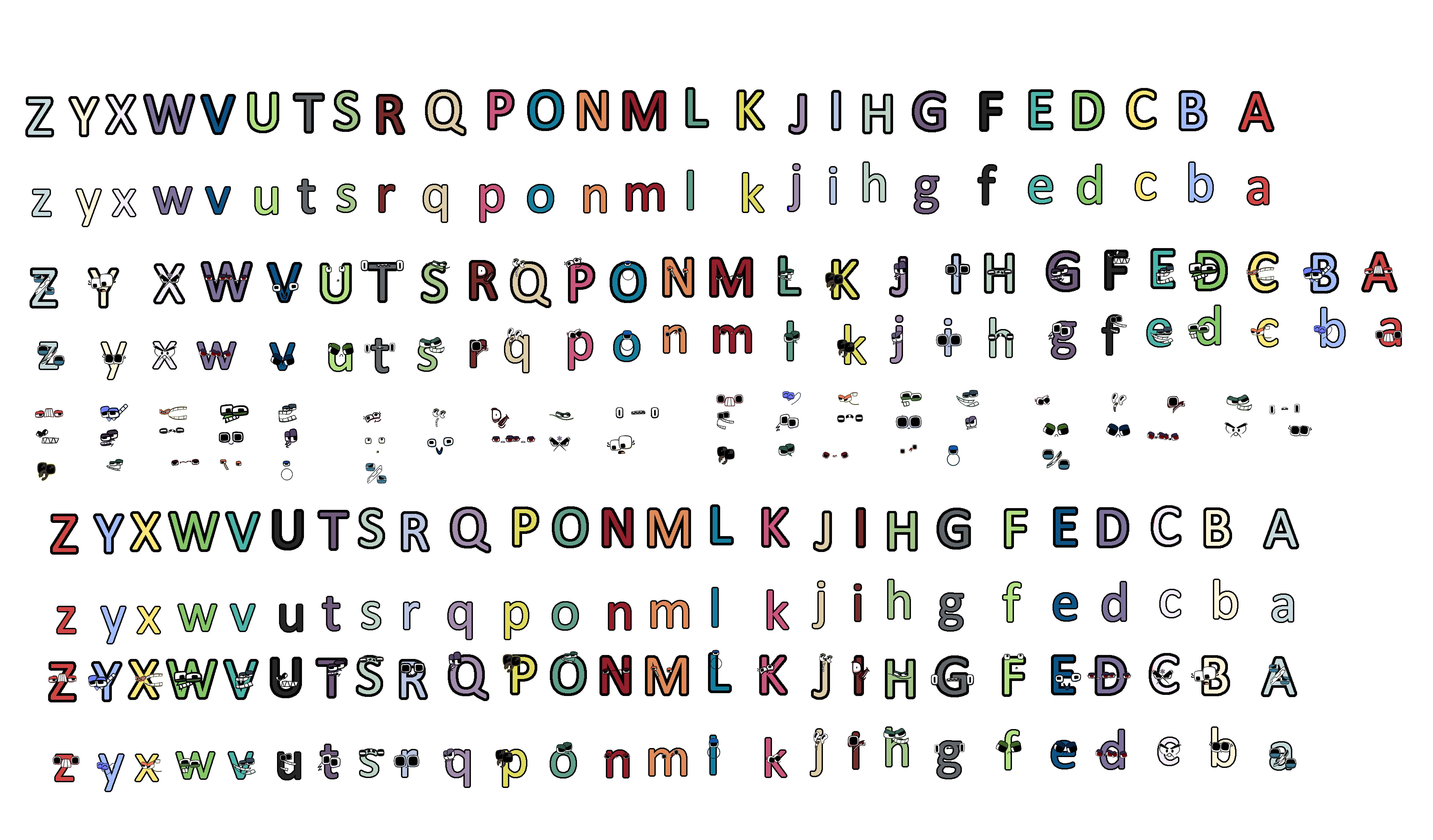 Calibri Alphabet Lore Keyboard Letters 6 by Abbysek on DeviantArt