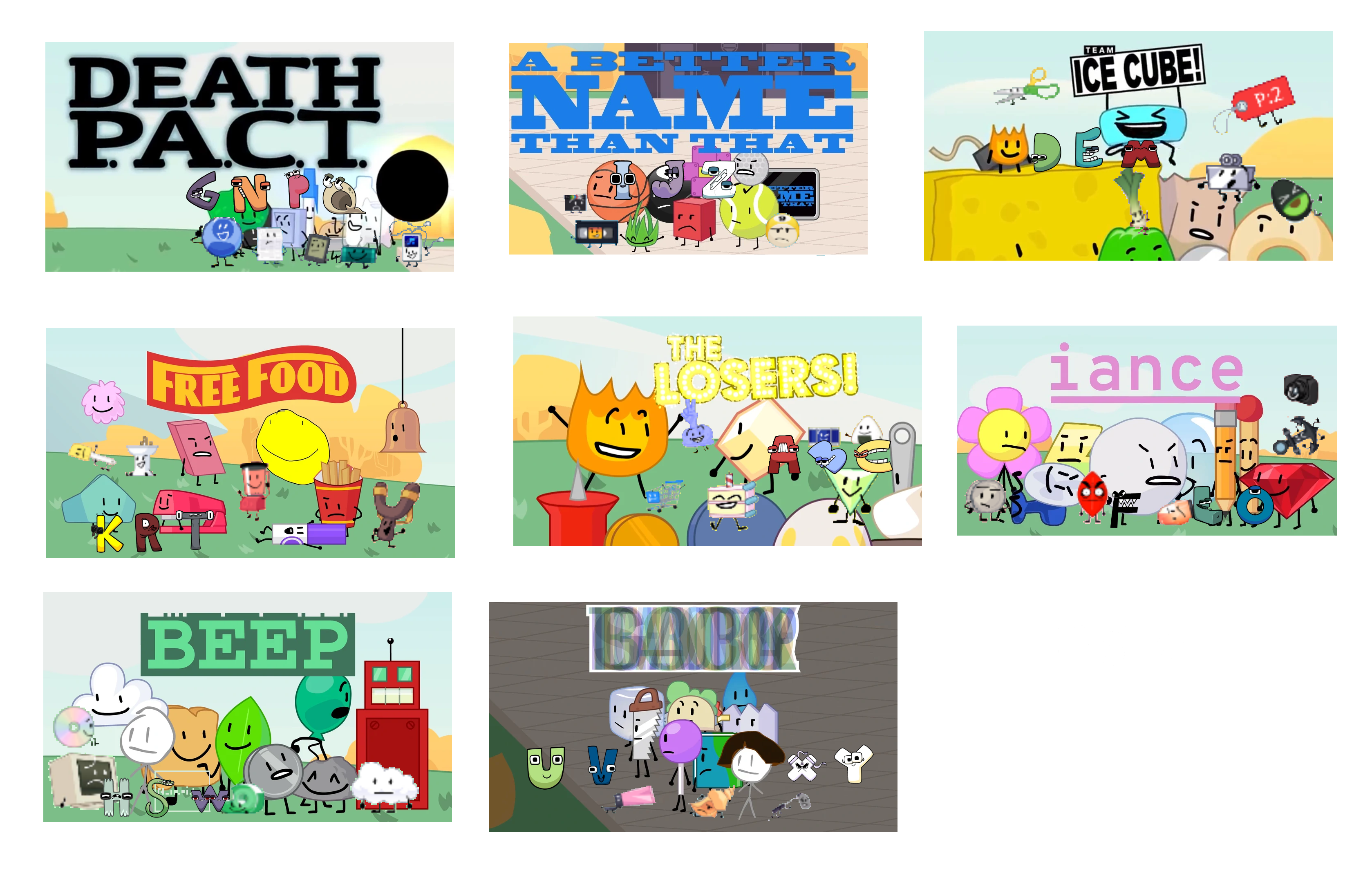 0 Bfb 8 BFB Teams but 100 Contestants and Alphabet Lore by Abbysek on DeviantArt