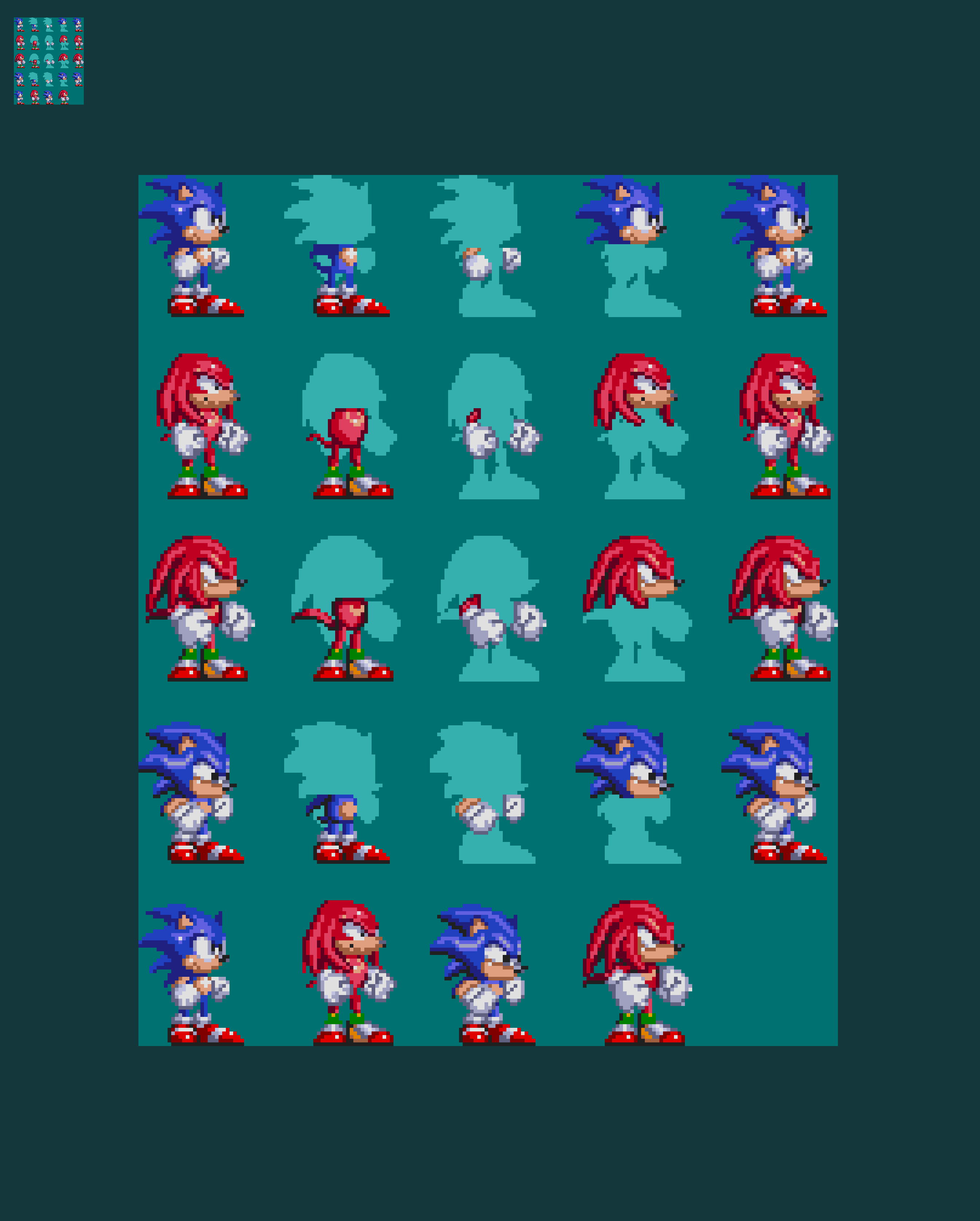 Sonic Chaos Genesis Sheet by CrazyLifeGamer on DeviantArt