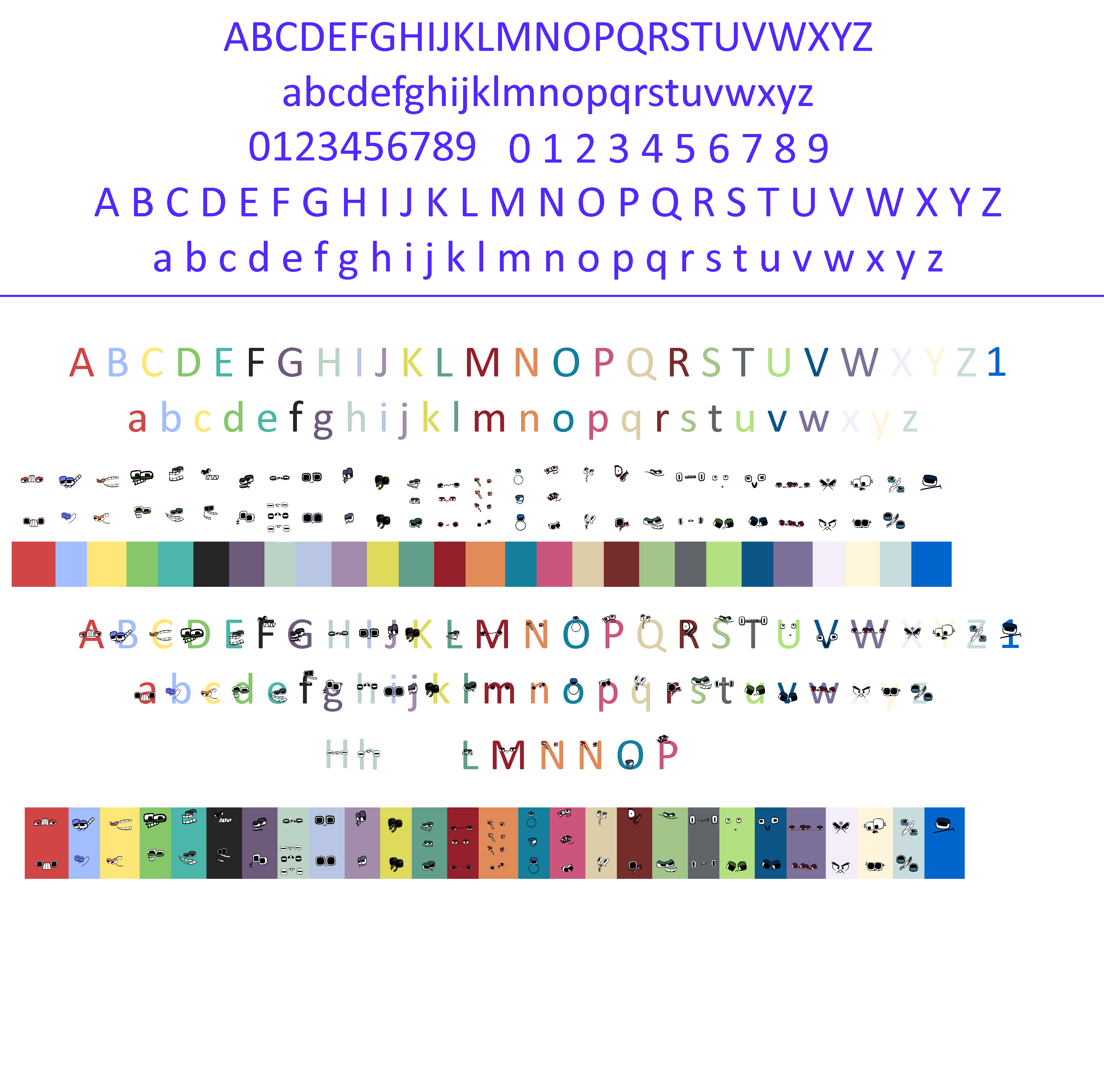 Alphabet Lore - 5 x 6 = 30 Grid by Abbysek on DeviantArt