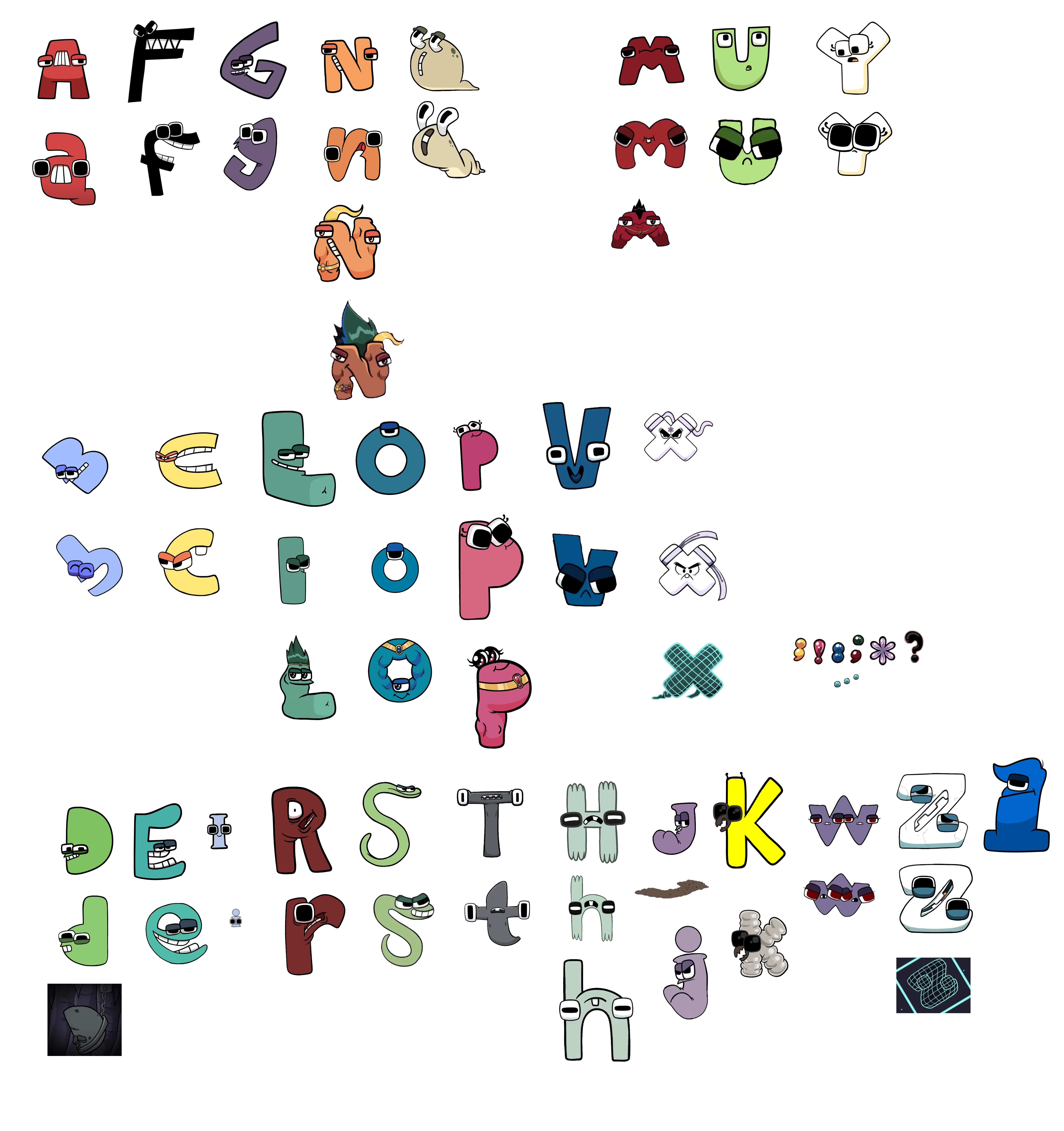 Alphabet Lore meets Number Lore with Gems by Abbysek on DeviantArt