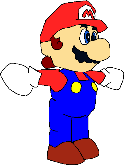 Retraced - Super Mario 64 Mario Model by Abbysek on DeviantArt