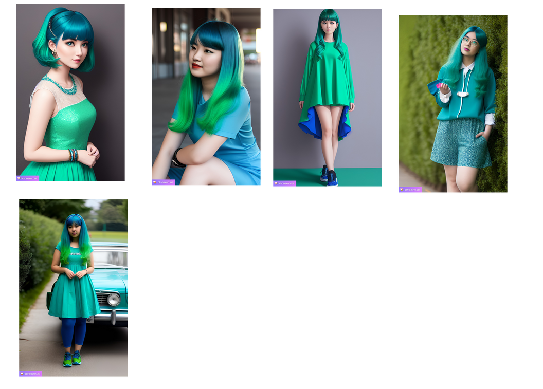 Blue Green Hair on Tumblr - wide 7