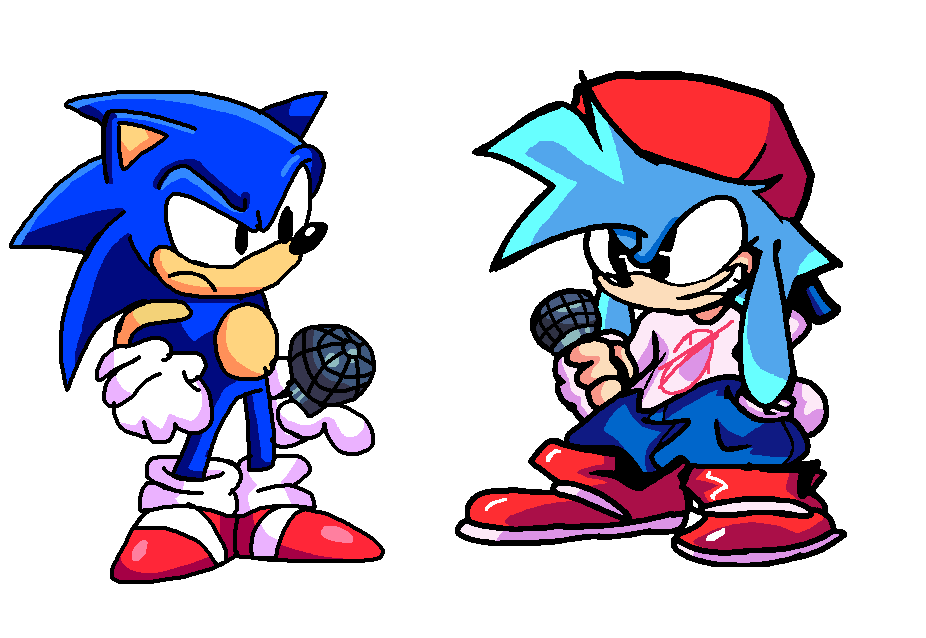 FNF Mods Meeting - Sonic No Effect Meets Encore Bo by Abbysek on DeviantArt