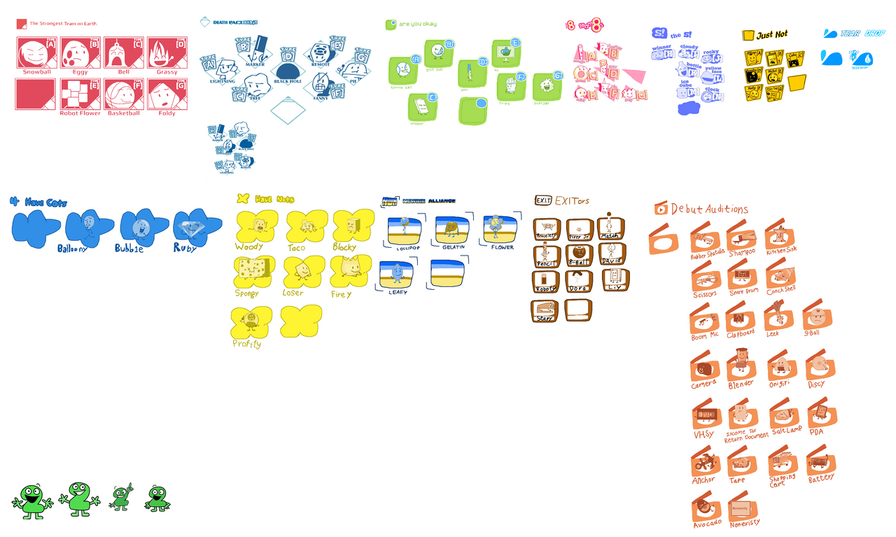 5 out of BFDI TPOT Teams Voting with Custom Expans by Abbysek on DeviantArt