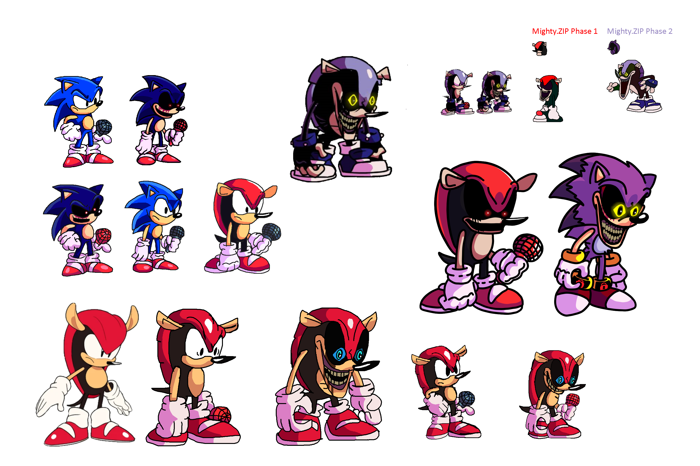 Fnf sonic sprites by DJF100 on DeviantArt