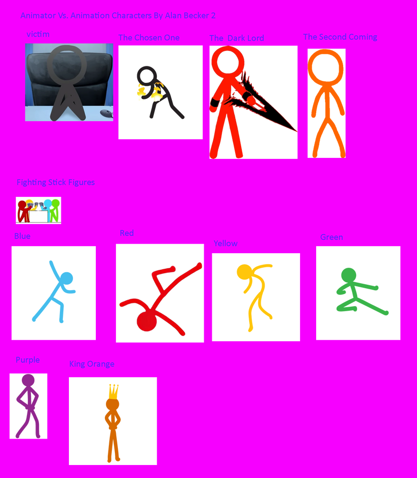 Animator Vs. Animation Characters By Alan Becker 2 by Abbysek on DeviantArt