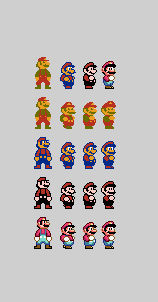 SMB1 SMB2 SMB3 SMW Styled Other Marios by Abbysek on DeviantArt
