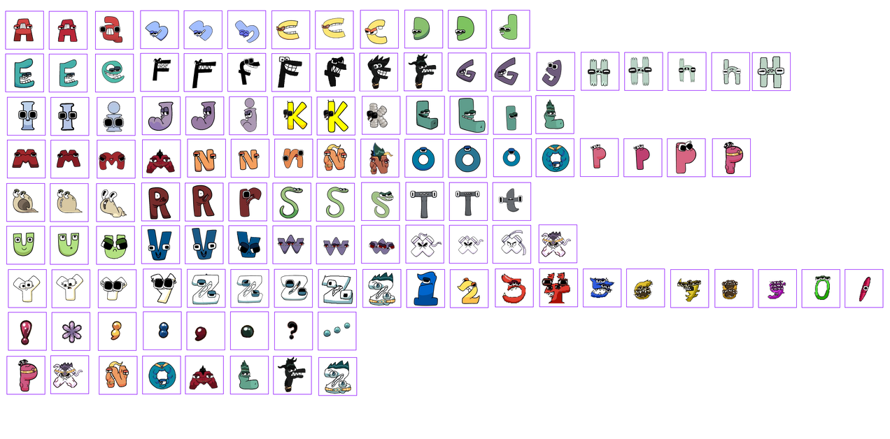 Alphabet Lore meets Number Lore 2 V6 by Abbysek on DeviantArt