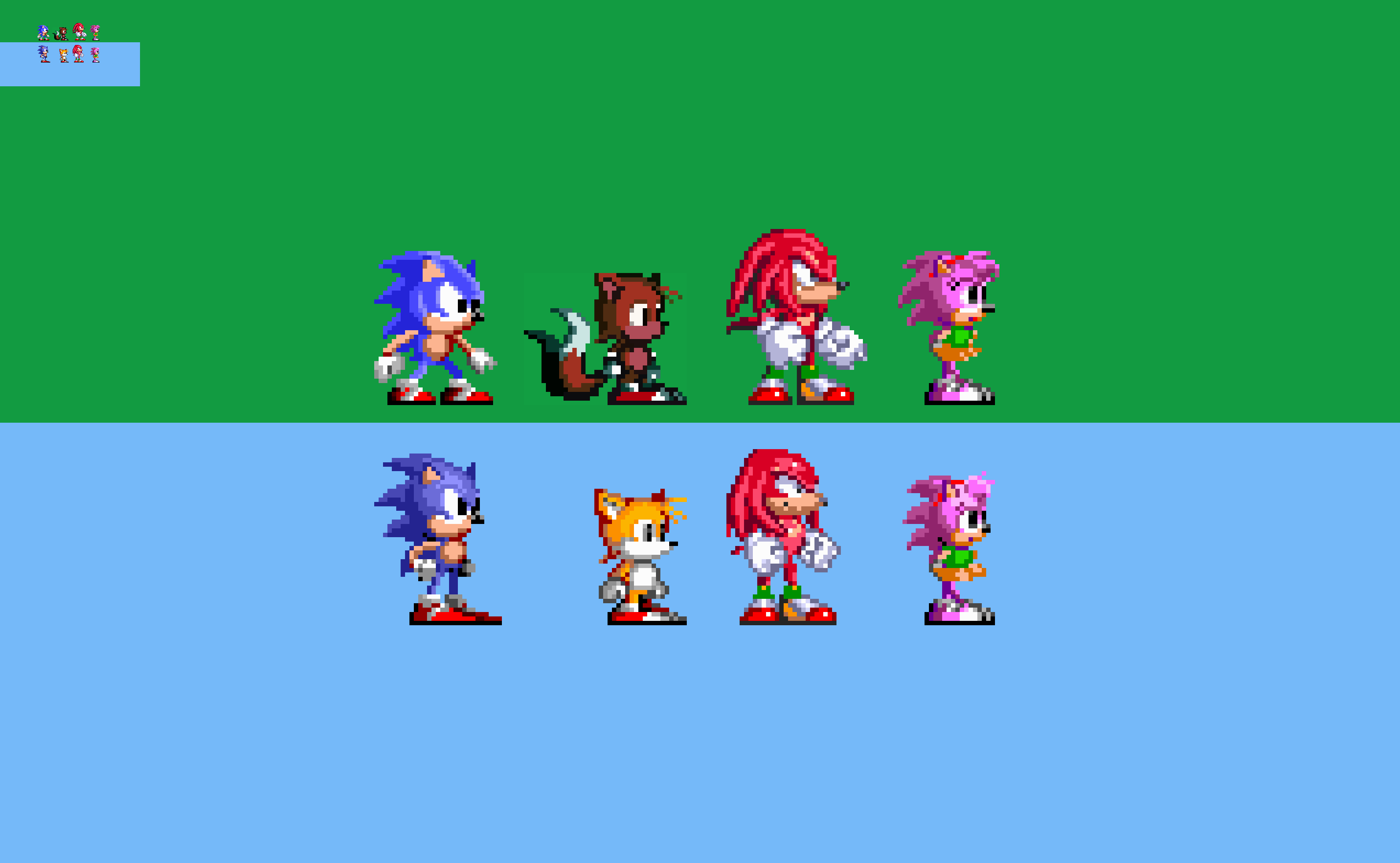 10x Sonic 2 Remade - Majin Sonic Sprite 2 by Abbysek on DeviantArt