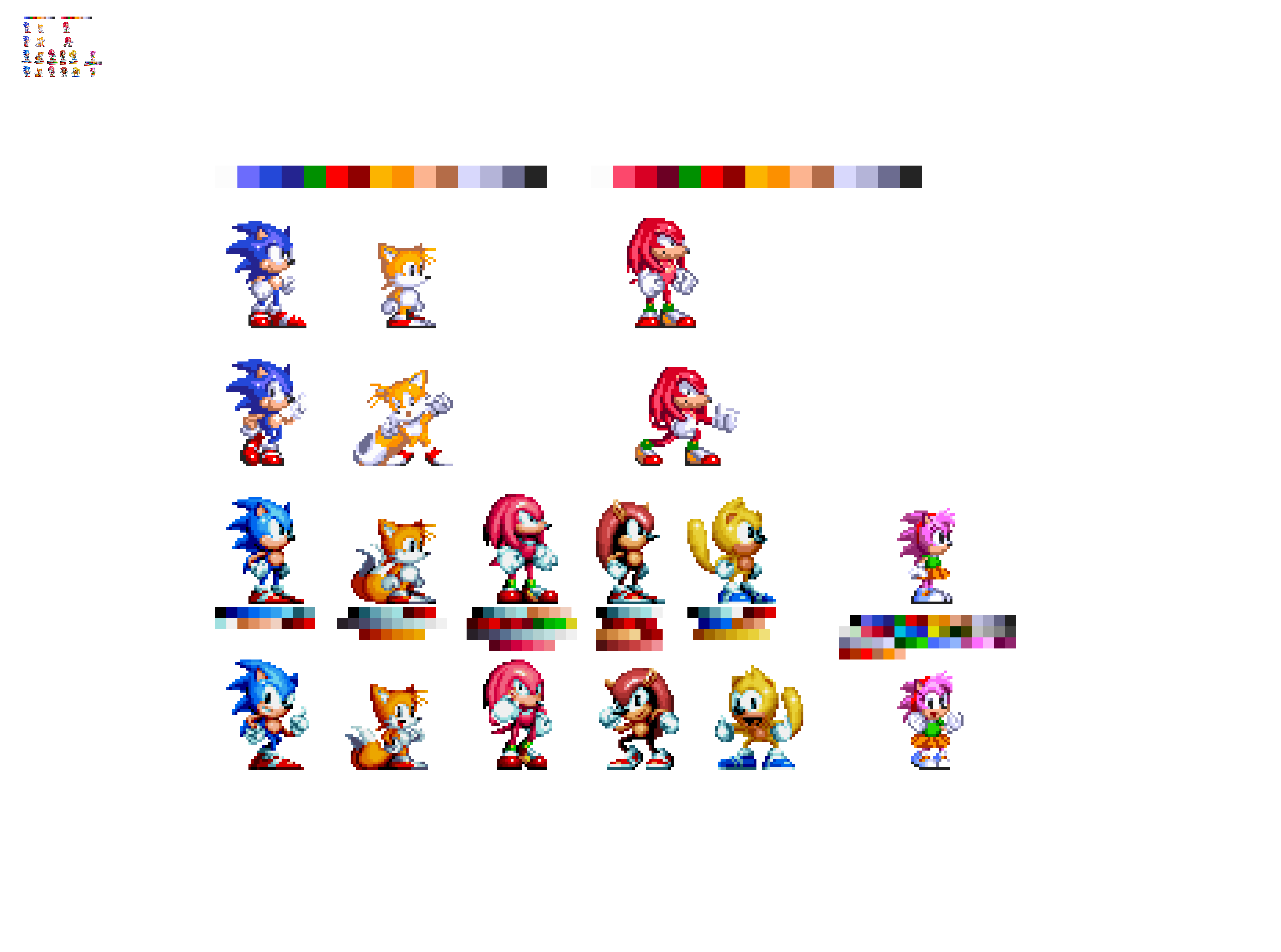 2011 X (Advanced) Sprites by TheSonicPrime on DeviantArt