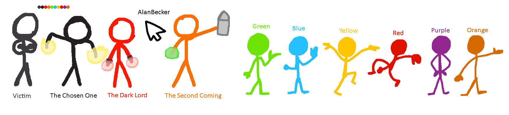 Animation Sticks of Alan Becker V2 by Abbysek on DeviantArt