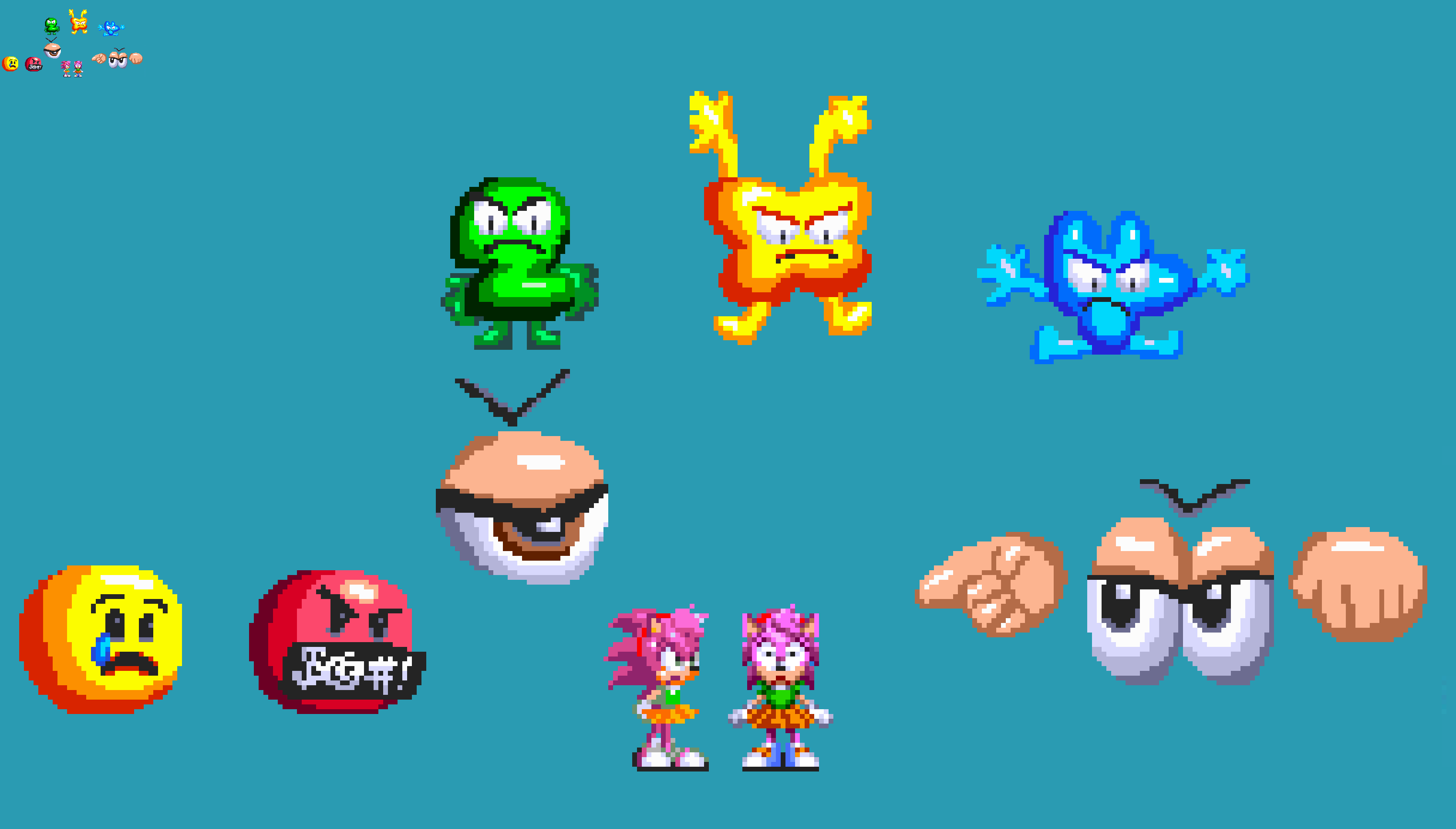 Axanery on X: Sonic Origins Plus Amy sprites for Sonic 1 (6