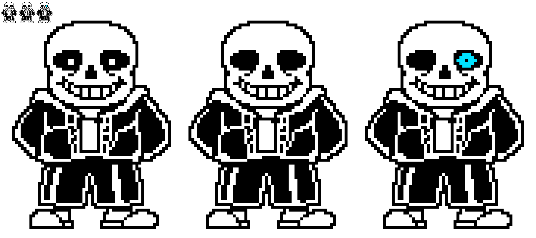 Sans pixel art release by lettuce-boi on DeviantArt