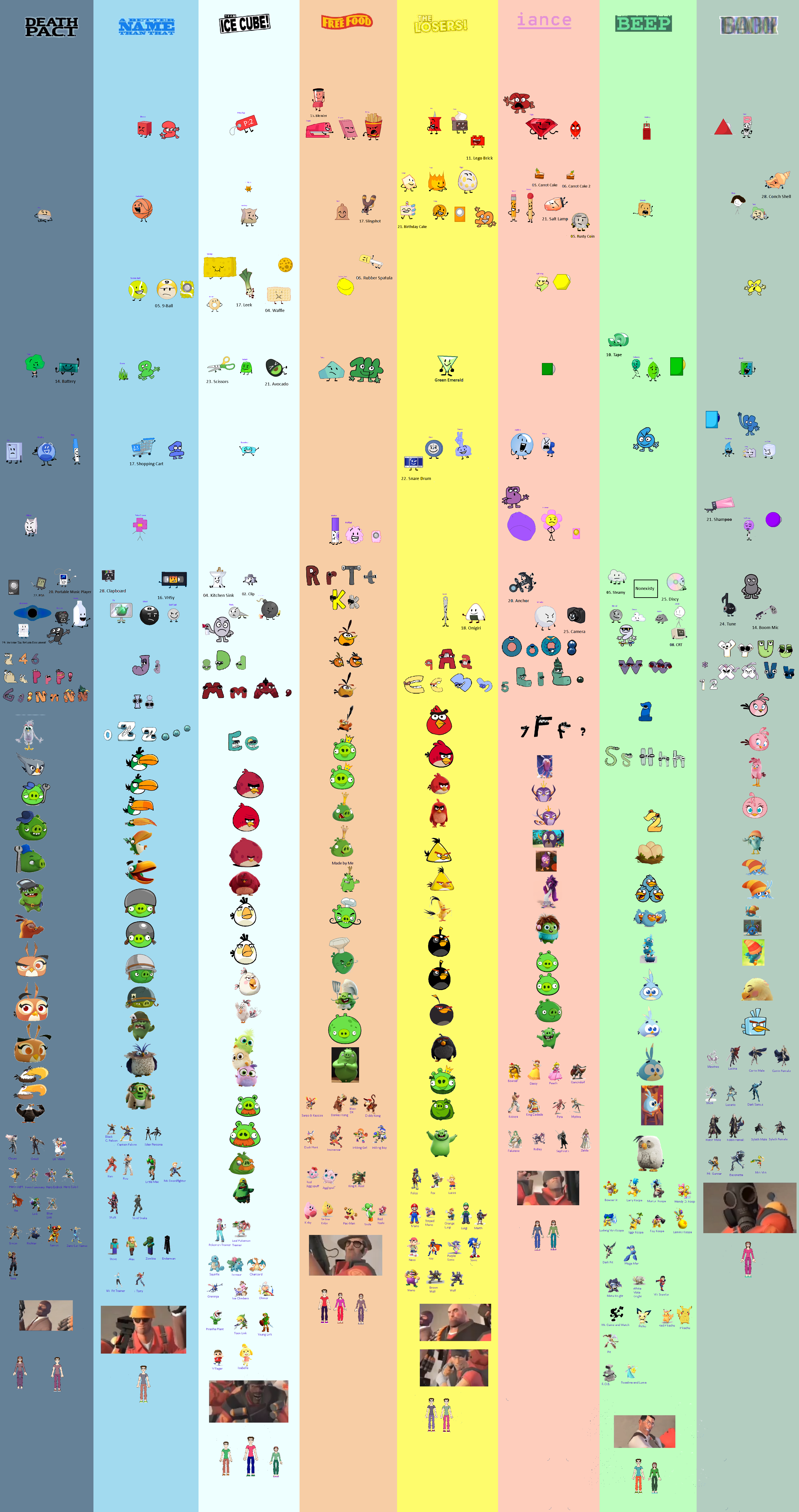 Bfb Assembly If All Everyone were on BFB Teams by Abbysek on DeviantArt