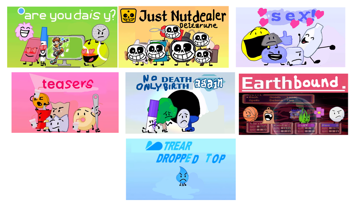 TPOT Edited Team Names (BFDI TPOT BFDITPOT 7 Versi by Abbysek on DeviantArt