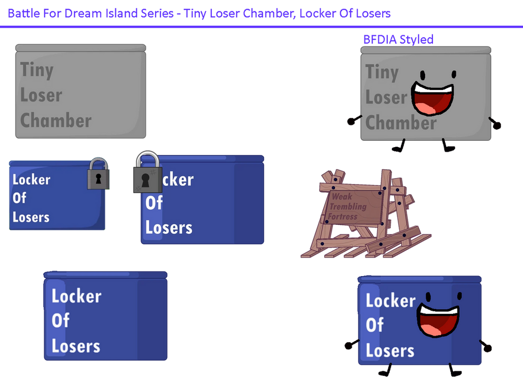 Loser Shape Battle For Dream Island Series - Tiny Loser Chambe by Abbysek on DeviantArt